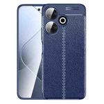 For Xiaomi Redmi 13 4G Litchi Texture Shockproof TPU Phone Case(Blue)