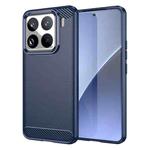 For Xiaomi 15 Pro Carbon Fiber Brushed Texture TPU Phone Case(Blue)