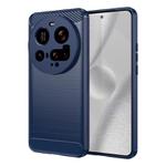 For Xiaomi 15 Ultra Carbon Fiber Brushed Texture TPU Phone Case(Blue)