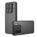 For Xiaomi 15S Pro Armor Precise Hole PC Hybrid TPU Phone Case(Frosted Black)