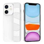 For iPhone 11 Silicone Wristband Holder Phone Case(White)
