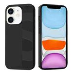 For iPhone 11 Silicone Wristband Holder Phone Case(Black)