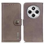 For Redmi 14C 4G KHAZNEH Cowhide Texture Horizontal Flip Leather Phone Case(Khaki)