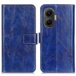 For Redmi Turbo 4 Pro Retro Crazy Horse Texture Leather Phone Case(Blue)