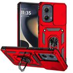 For Motorola Edge 5G 2024 Sliding Camshield Holder Phone Case(Red)