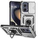 For Motorola Edge 5G 2024 Sliding Camshield Holder Phone Case(Silver)