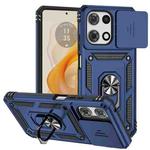 For Motorola Moto G 5G 2025 Sliding Camshield Holder Phone Case(Blue)