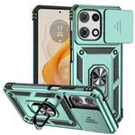 For Motorola Moto G 5G 2025 Sliding Camshield Holder Phone Case(Green)