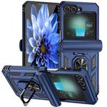 For Samsung Galaxy Z Flip6 5G Holder Phone Case(Blue)