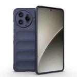 For Redmi K80 Pro 5G Magic Shield TPU + Flannel Phone Case(Dark Blue)