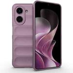 For Redmi A5 4G 171.7mm / Xiaomi Poco C71 Magic Shield TPU + Flannel Phone Case(Purple)