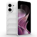 For Redmi A5 4G 171.7mm / Xiaomi Poco C71 Magic Shield TPU + Flannel Phone Case(White)