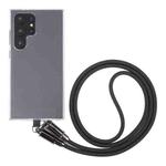 Type-C to 8 Pin Braid Data Cable Phone Anti-lost Crossbody Lanyard, Length: 1.2m(Black)