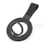 Carbon Fiber Magnetic Ring Buckle Holder(Black)