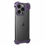 For iPhone 12 Pro Aromatherapy Alloy Frameless Phone Case(Purple)