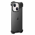 For iPhone 13 Aromatherapy Alloy Frameless Phone Case(Black)