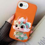 For iPhone 7 / 8 / SE 2022 Loong Baby PC Hybrid TPU Phone Case(Orange)