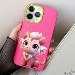 For iPhone 11 Pro Loong Baby PC Hybrid TPU Phone Case(Rose Red)