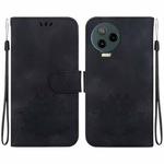 For Infinix Note 12 Pro 4G / Note 12 2023 Lotus Embossed Leather Phone Case(Black)