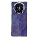 For Huawei Mate X3 / X5 PC Side Buckle+Ripples Glitter Paper Full Coverage Phone Case(Purple)