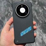 For Huawei Mate 40 Carbon Fiber Frameless Cooling Phone Case(Blue)