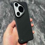 For Huawei Pura 70 Pro Carbon Fiber Frameless Cooling Phone Case(Black)