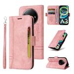 For Xiaomi Poco C61 4G / Redmi A3 4G Global BETOPNICE Dual-side Buckle Leather Phone Case(Pink)