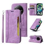 For Xiaomi Poco C61 4G / Redmi A3 4G Global BETOPNICE Dual-side Buckle Leather Phone Case(Purple)