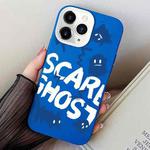 For iPhone 11 Pro Scared Ghost PC Hybrid TPU Phone Case(Blue)