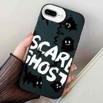 For iPhone 7 Plus / 8 Plus Scared Ghost PC Hybrid TPU Phone Case(Black)