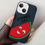 For iPhone 14 Watermelon PC Hybrid TPU Phone Case(Black)