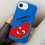 For iPhone 7 / 8 / SE 2022 Watermelon PC Hybrid TPU Phone Case(Blue)