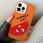 For iPhone 12 Pro Max Watermelon PC Hybrid TPU Phone Case(Orange)