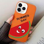 For iPhone 11 Pro Max Watermelon PC Hybrid TPU Phone Case(Orange)