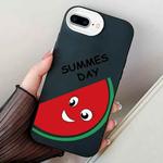 For iPhone 7 Plus / 8 Plus Watermelon PC Hybrid TPU Phone Case(Black)