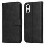 For Sony Xperia 10 VI Classic Calf Texture Flip Leather Phone Case(Black)