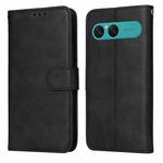 For Sony Xperia 10 VII Classic Calf Texture Flip Leather Phone Case(Black)
