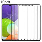 For Samsung Galaxy A22 4G SM-A225F 10pcs Front Screen Outer Glass Lens with OCA Optically Clear Adhesive