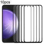 For Samsung Galaxy S23 FE SM-S711B 10pcs Front Screen Outer Glass Lens with OCA Optically Clear Adhesive