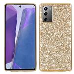 For Samsung Galaxy Note 20 Glitter Powder Shockproof TPU Protective Case(Gold)