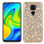 For Xiaomi Redmi Note 9 / 10X 4G Glitter Powder Shockproof TPU Protective Case(Gold)