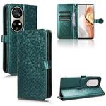 For Ulefone Note 17 Pro Honeycomb Dot Texture Leather Phone Case(Green)