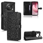 For Oukitel C60 / C60 Pro Honeycomb Dot Texture Leather Phone Case(Black)