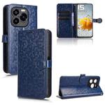 For Oukitel C65 / C65 Pro Honeycomb Dot Texture Leather Phone Case(Blue)
