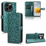 For Oukitel C65 / C65 Pro Honeycomb Dot Texture Leather Phone Case(Green)