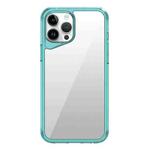 For iPhone 14 Pro Max Ice Transparent Series TPU + PC + Acrylic Hybrid Phone Case(Blue)