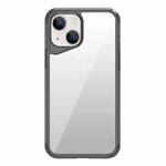 For iPhone 14 Plus Ice Transparent Series TPU + PC + Acrylic Hybrid Phone Case(Grey)