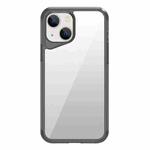 For iPhone 14 Ice Transparent Series TPU + PC + Acrylic Hybrid Phone Case(Grey)