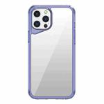 For iPhone 12 Pro Ice Transparent Series TPU + PC + Acrylic Hybrid Phone Case(Purple)