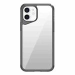 For iPhone 12 Ice Transparent Series TPU + PC + Acrylic Hybrid Phone Case(Grey)